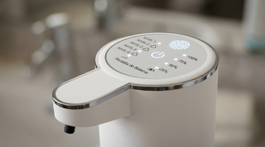 PureFlow Pro — pantalla y batería